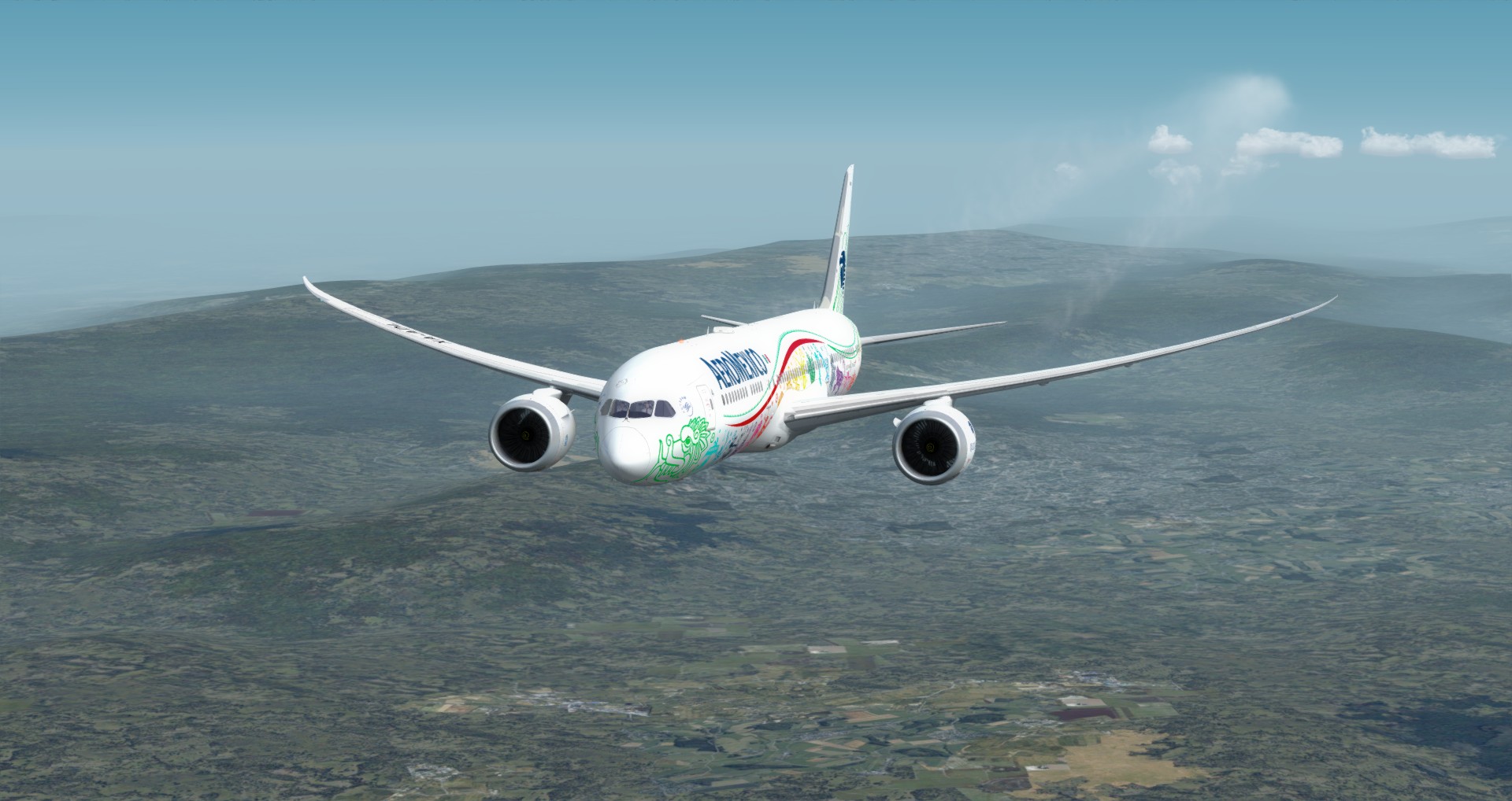 P3D V4 789 Mexicana SBGR-LFPG-9374 