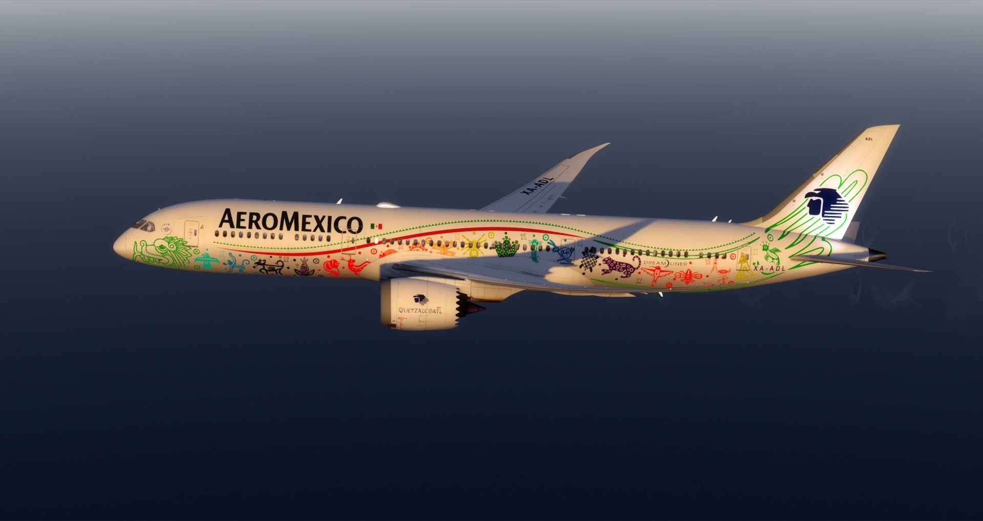 P3D V4 789 Mexicana SBGR-LFPG-8259 