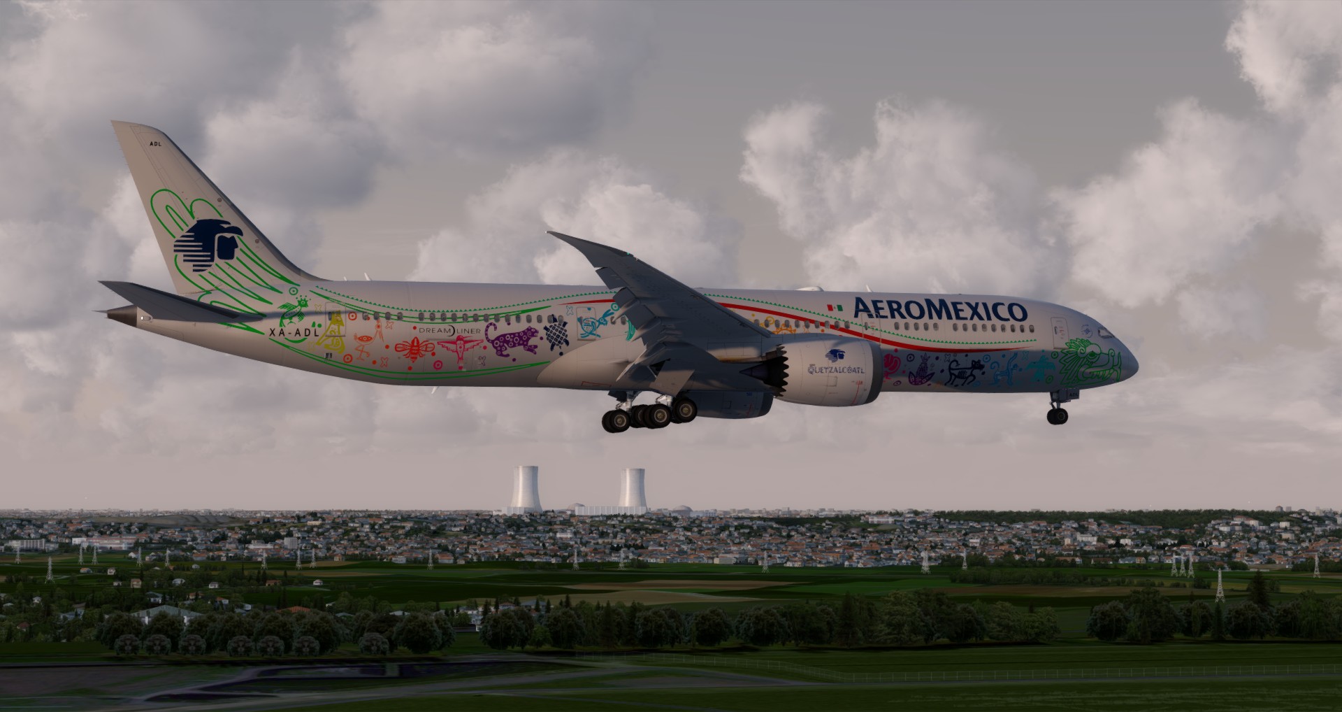 P3D V4 789 Mexicana SBGR-LFPG-2281 