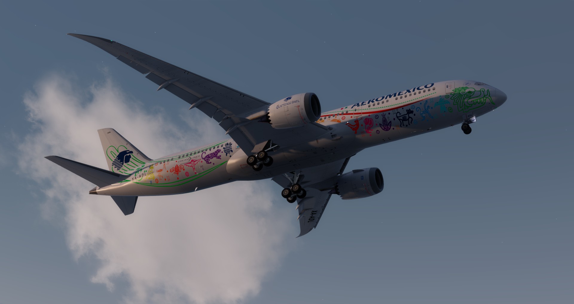 P3D V4 789 Mexicana SBGR-LFPG-5289 