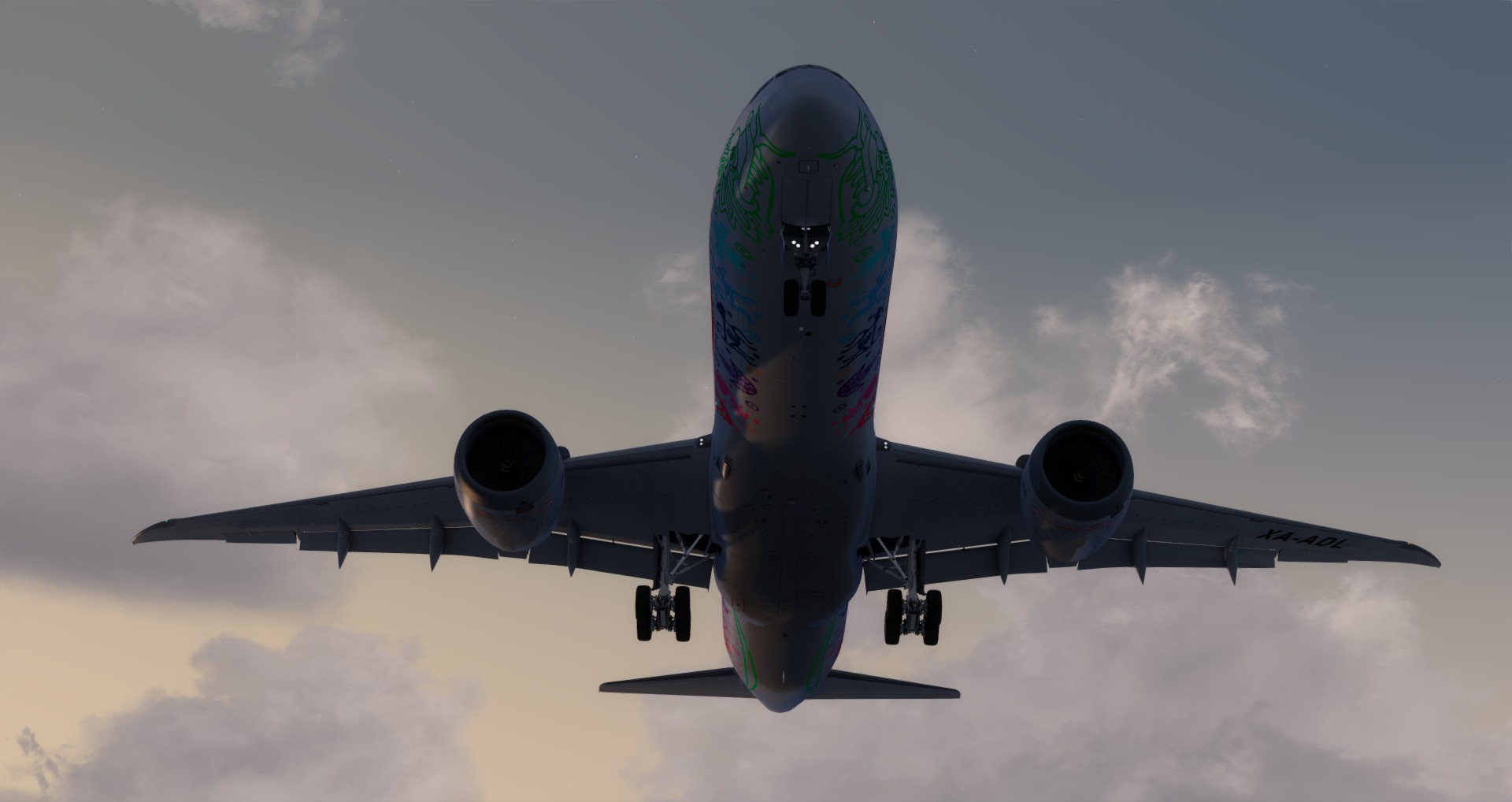 P3D V4 789 Mexicana SBGR-LFPG-8136 