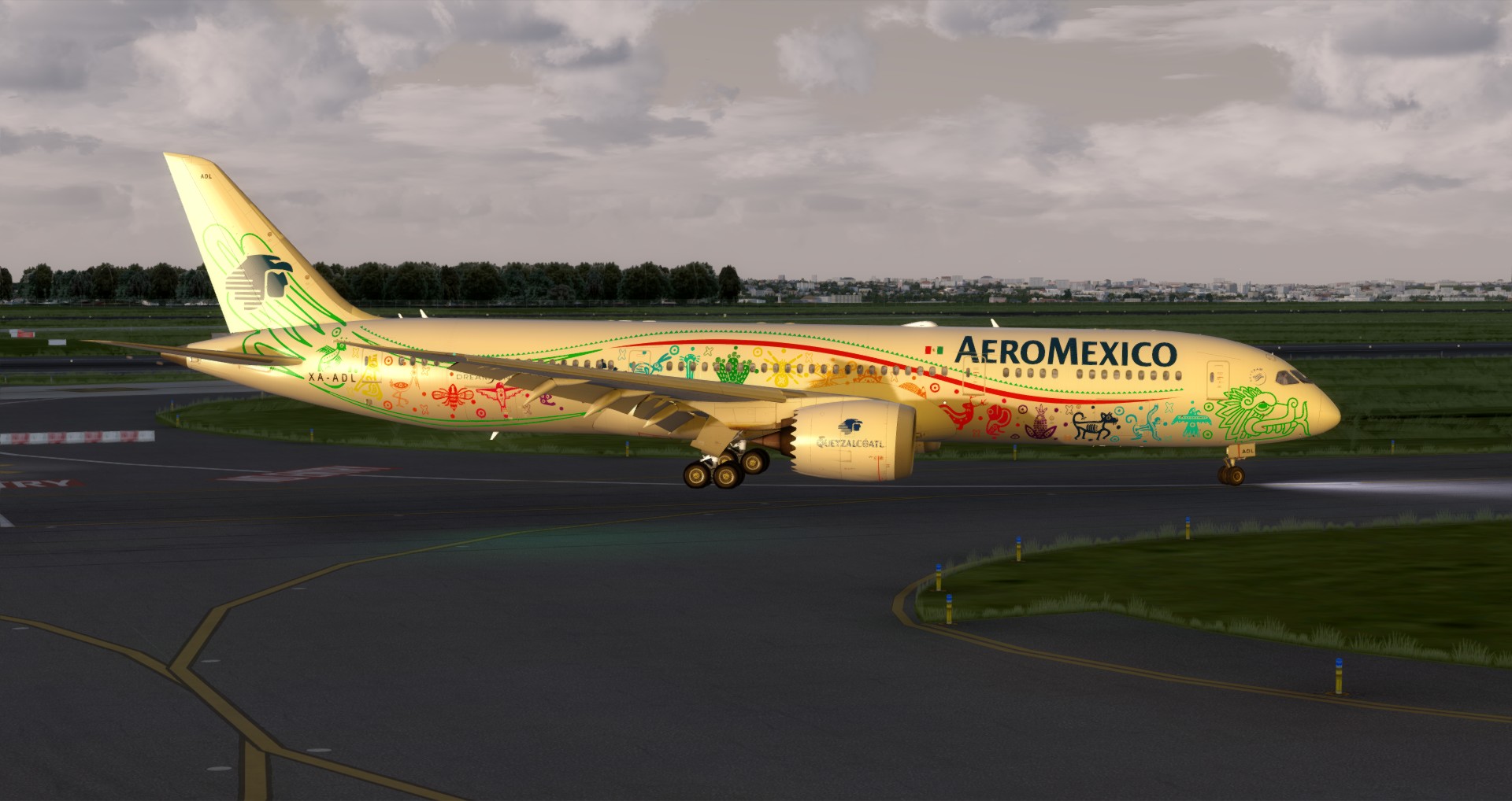 P3D V4 789 Mexicana SBGR-LFPG-8636 