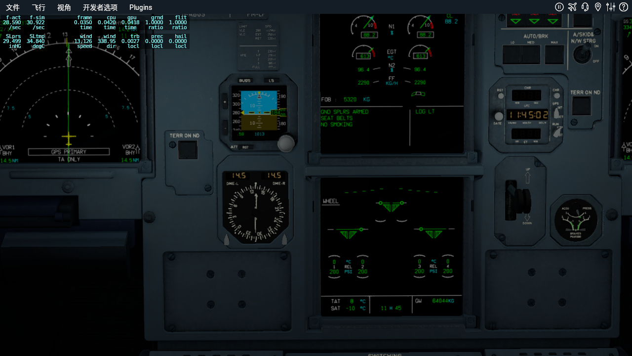 A319机轮无法收起，怎么办？！-7655 