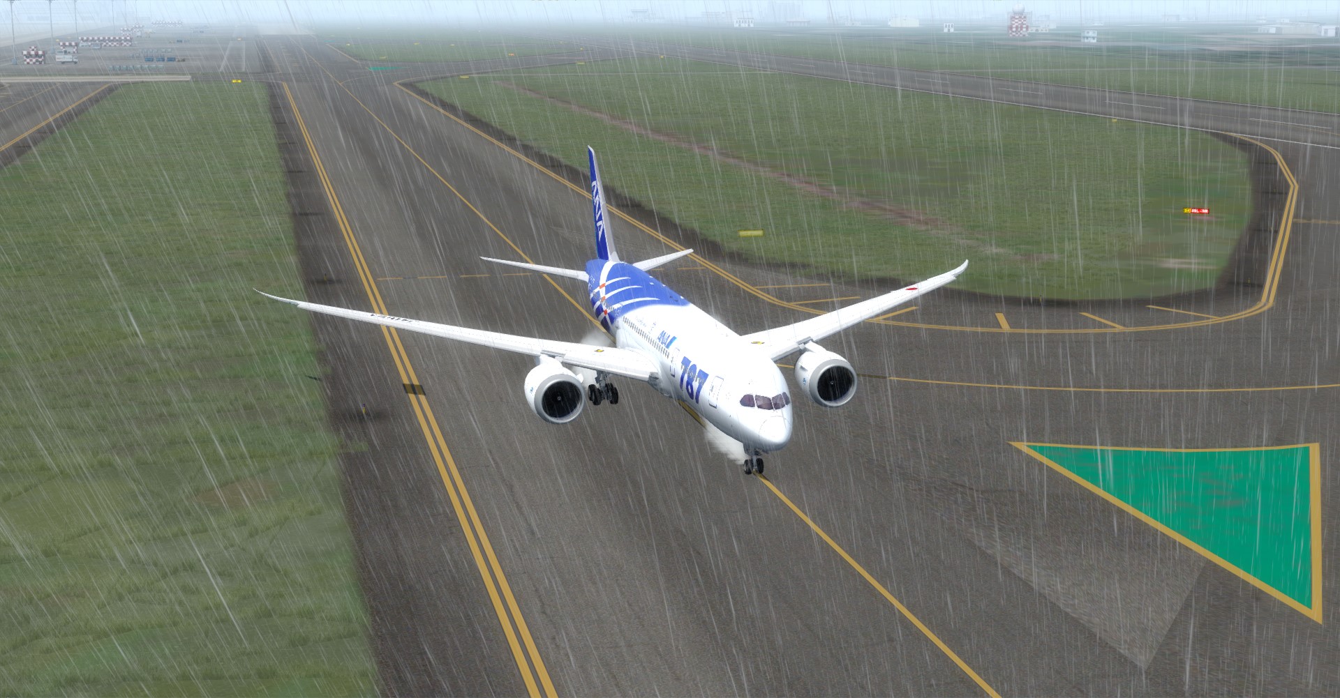 Quality Wings 787  雨天测试-4241 