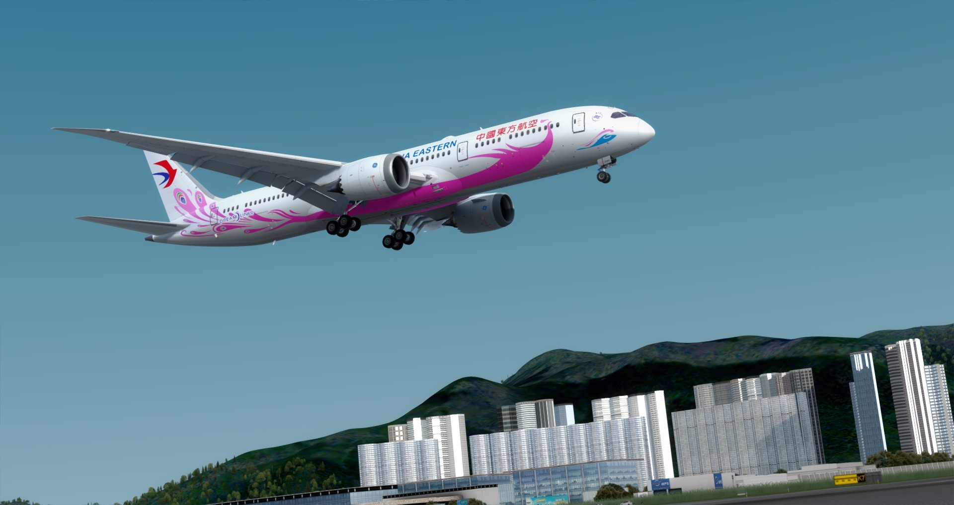 P3D V4 789 China Eastern Airlines ZSPD-VHHH-668 