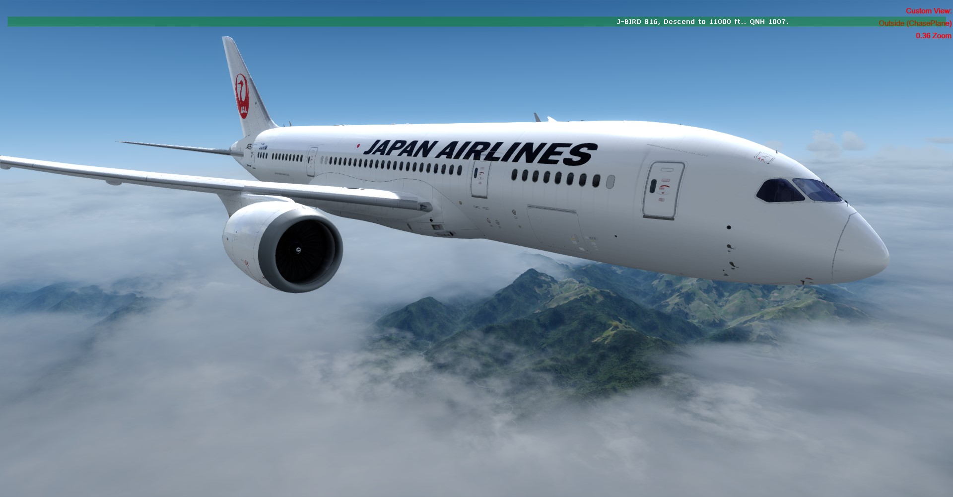 JAL816 RCTP-RJCC航线飞行-1067 