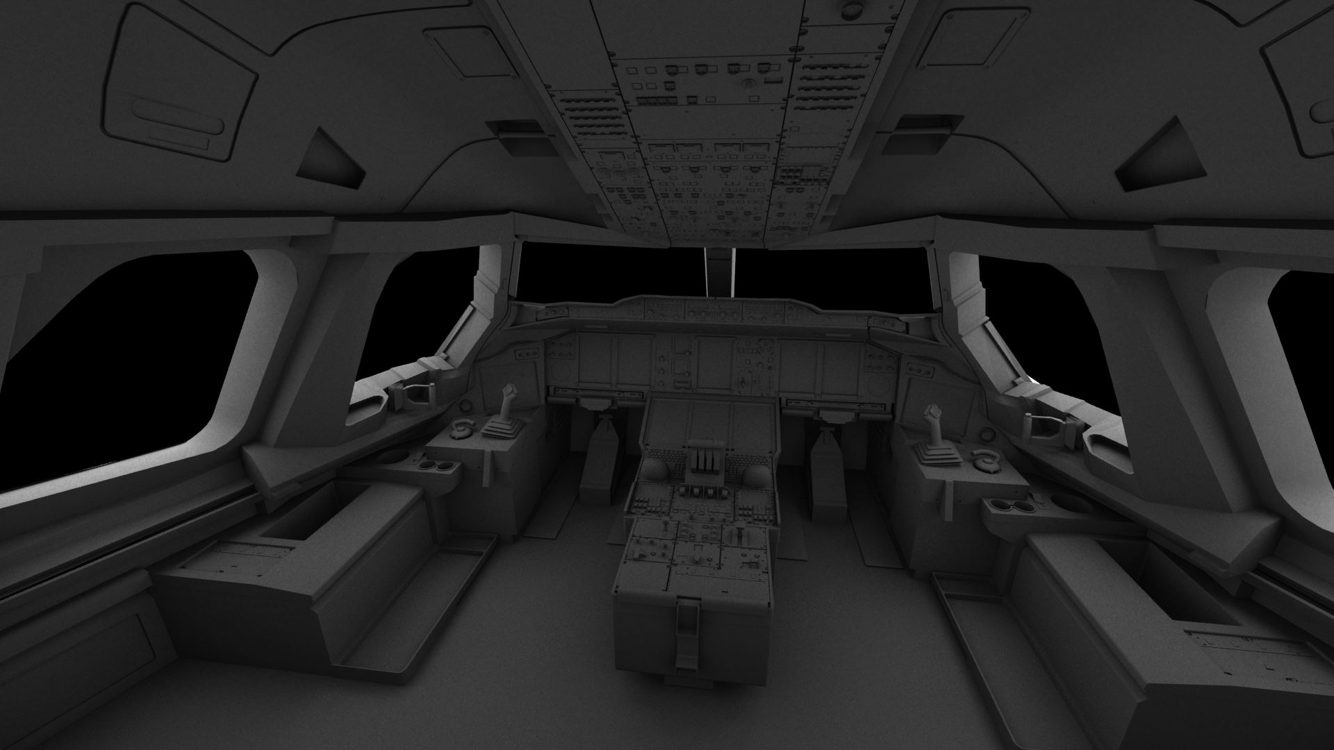 Matt Davies study level A380 for P3D v4 + X-Plane – New cockpit previews-5304 