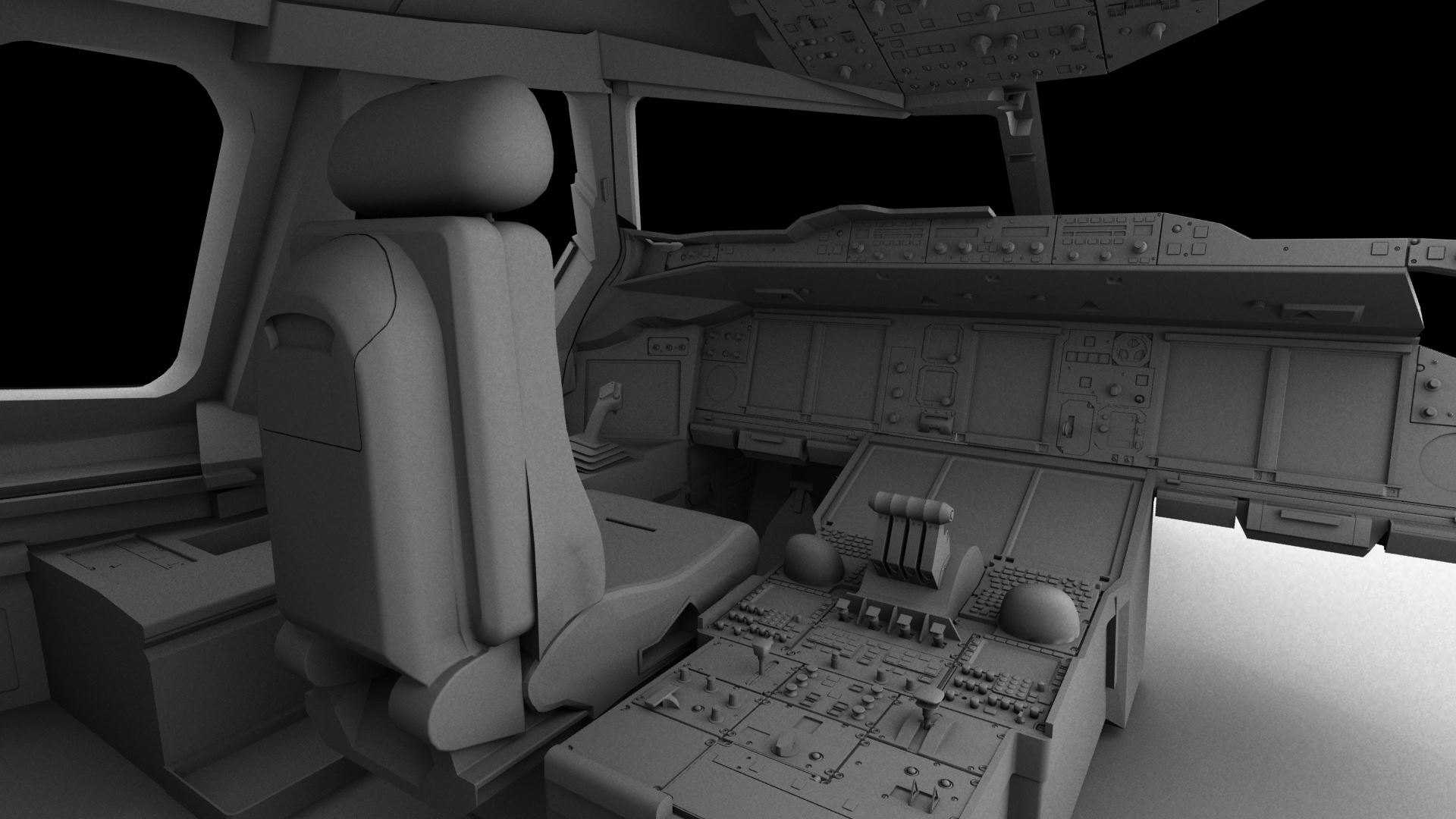 Matt Davies study level A380 for P3D v4 + X-Plane – New cockpit previews-2834 