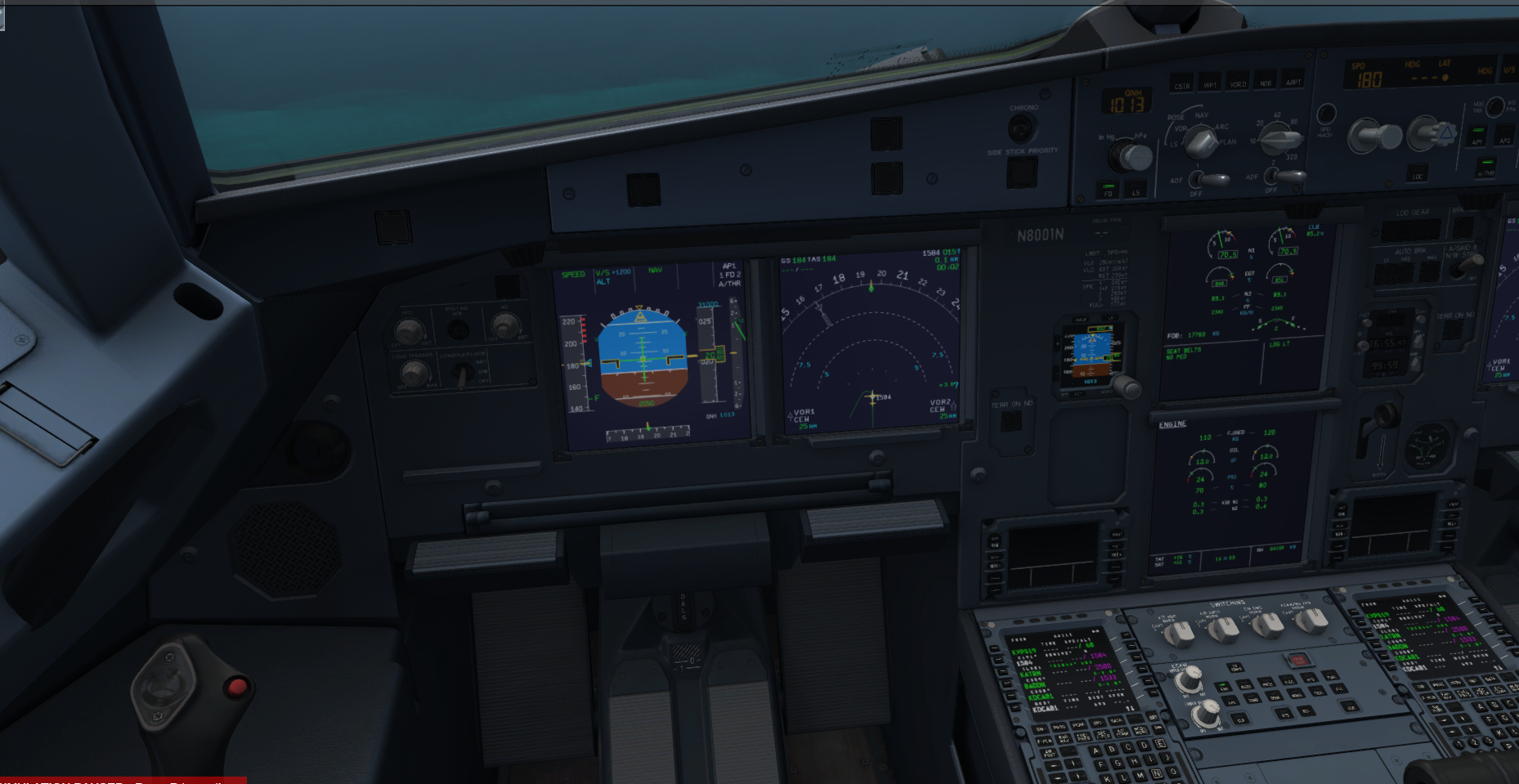 P3DV4 空客A318/A319 导航故障-7039 