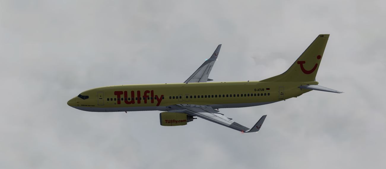 B737-800 TUI airways Yellow 2018-5297 