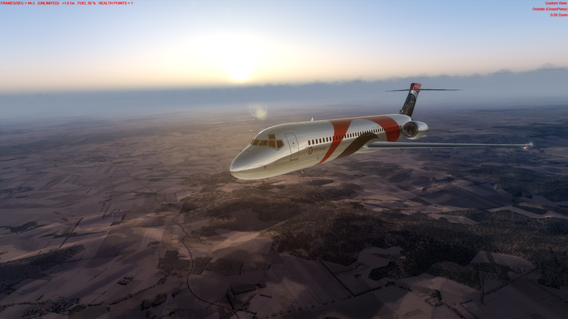 TFDI 717+ Tomato shade+ Rex +PTA +ORBX-7107 