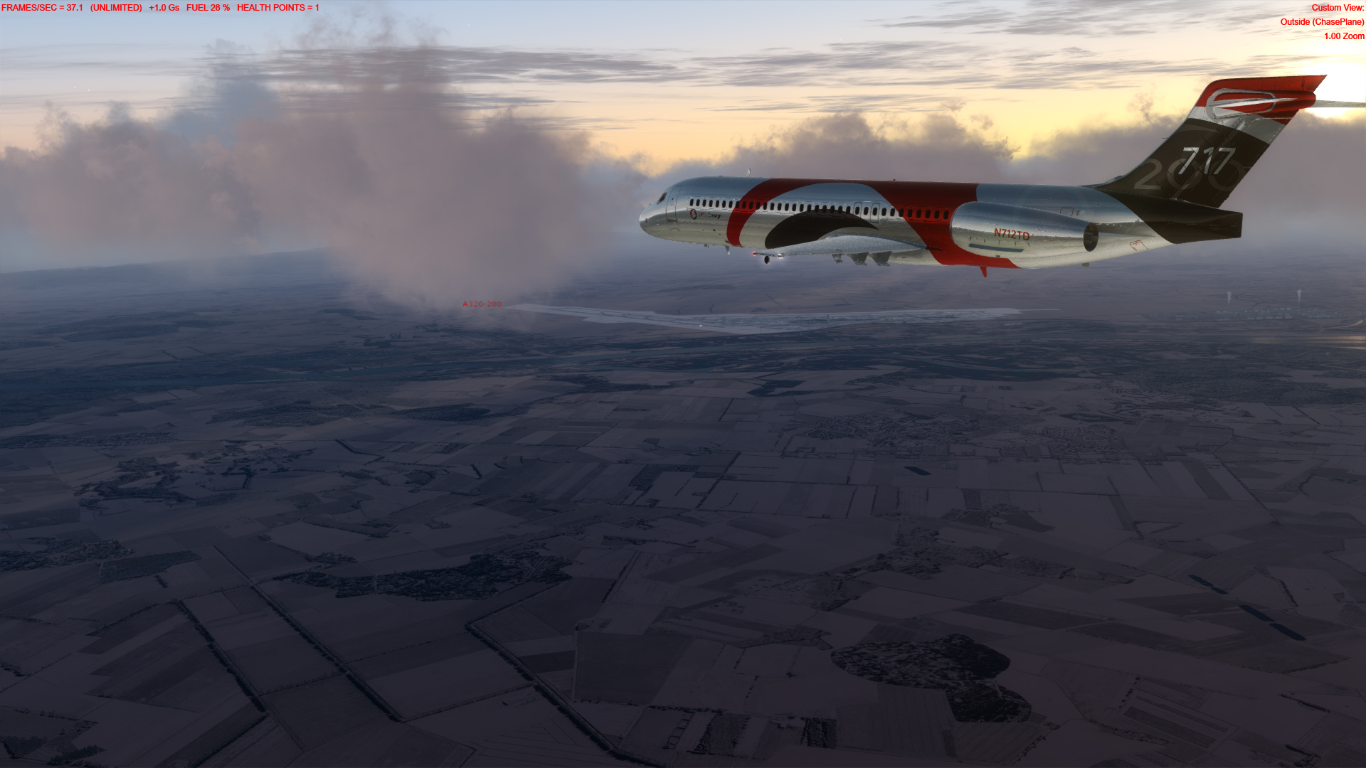 TFDI 717+ Tomato shade+ Rex +PTA +ORBX-8394 