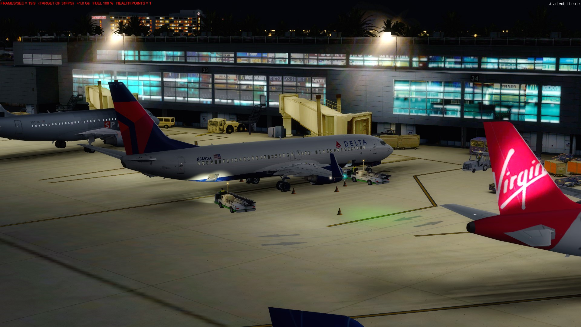 Orbx KSAN V2.0 新夜晚动态光影效果-6703 