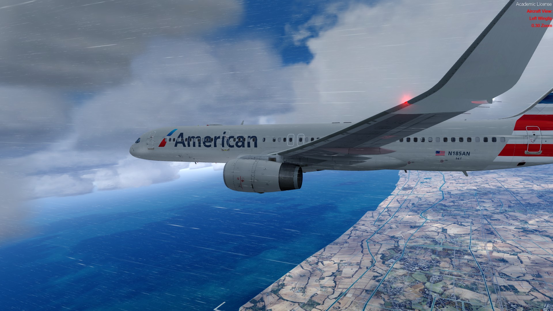 测试Captainsim Boeing 757-267 