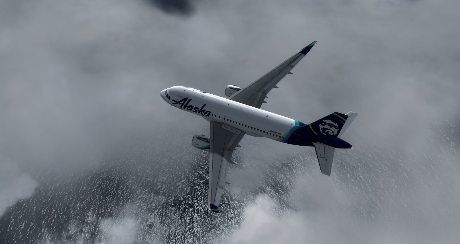 Aerosoft Airbus A319 Alaska-1150 