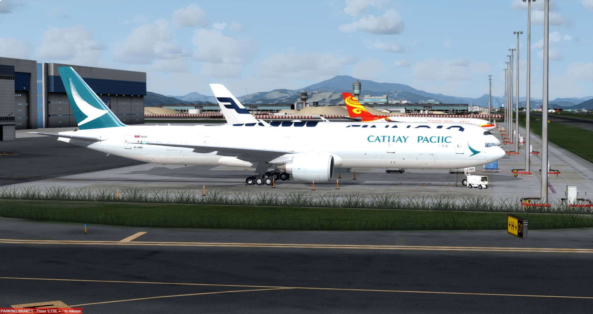 [P3D]特別版向來一瞬即逝 &quot;CATHAY PACIIC&quot;  Boeing 777 B-HNO @VHHH-8378 