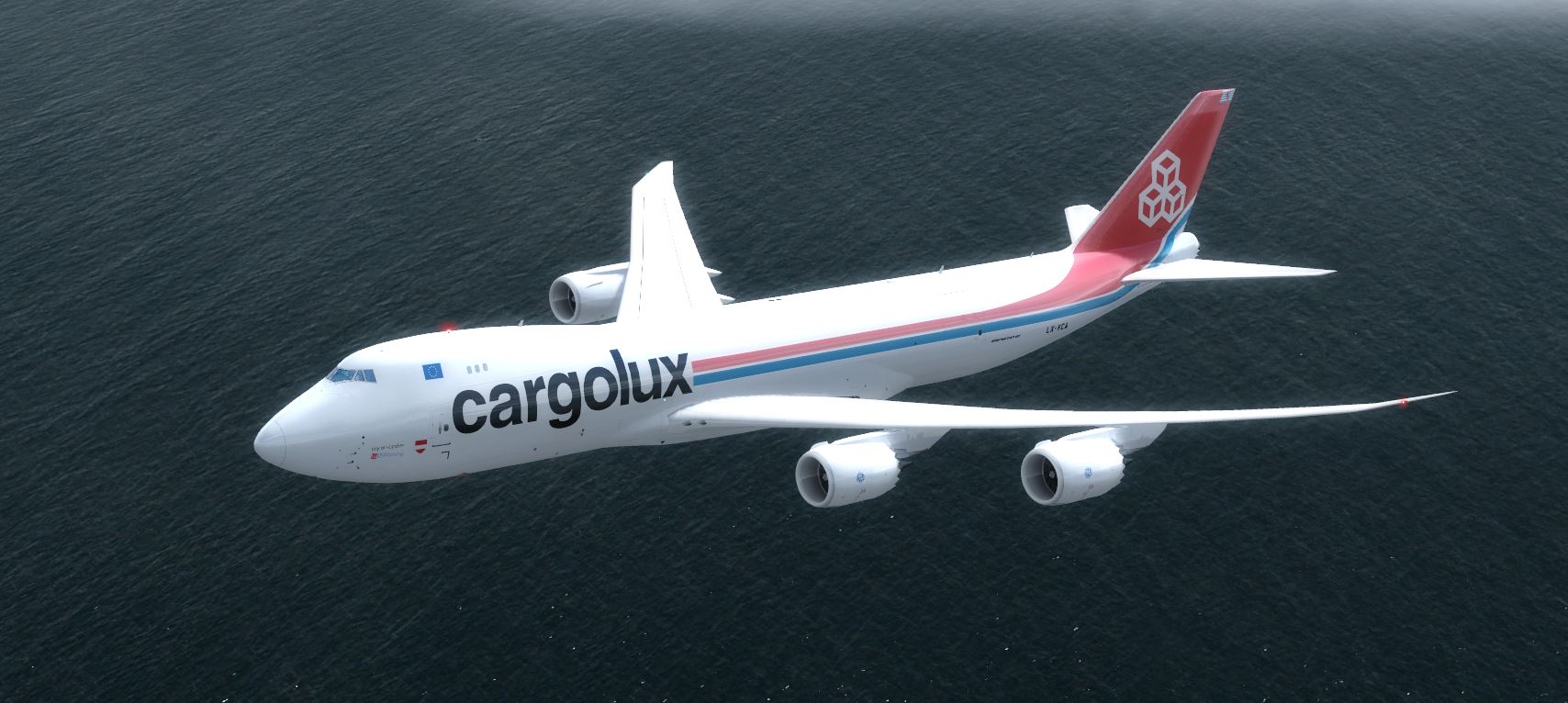 Boeing747-8 CargoLux test-5383 