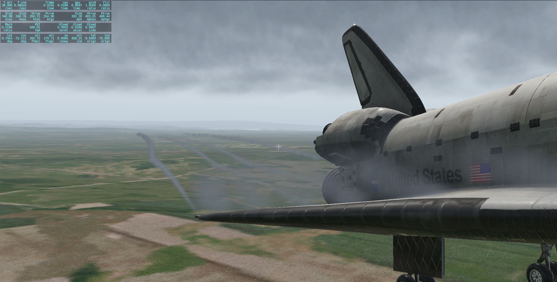 XP11又有新效果了-翼尖尾流与起火-3030 
