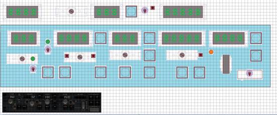 X-plane11默认波音737-800自动驾驶主控面板（MCP）制作全记录-8438 