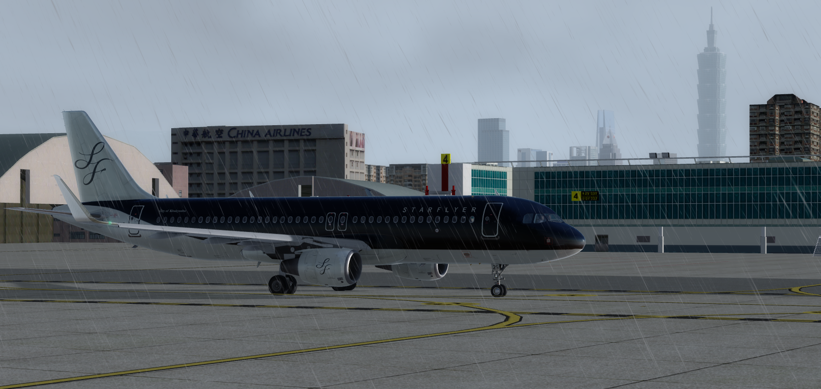 [P3D] A320 StarFlyer allblack-7074 