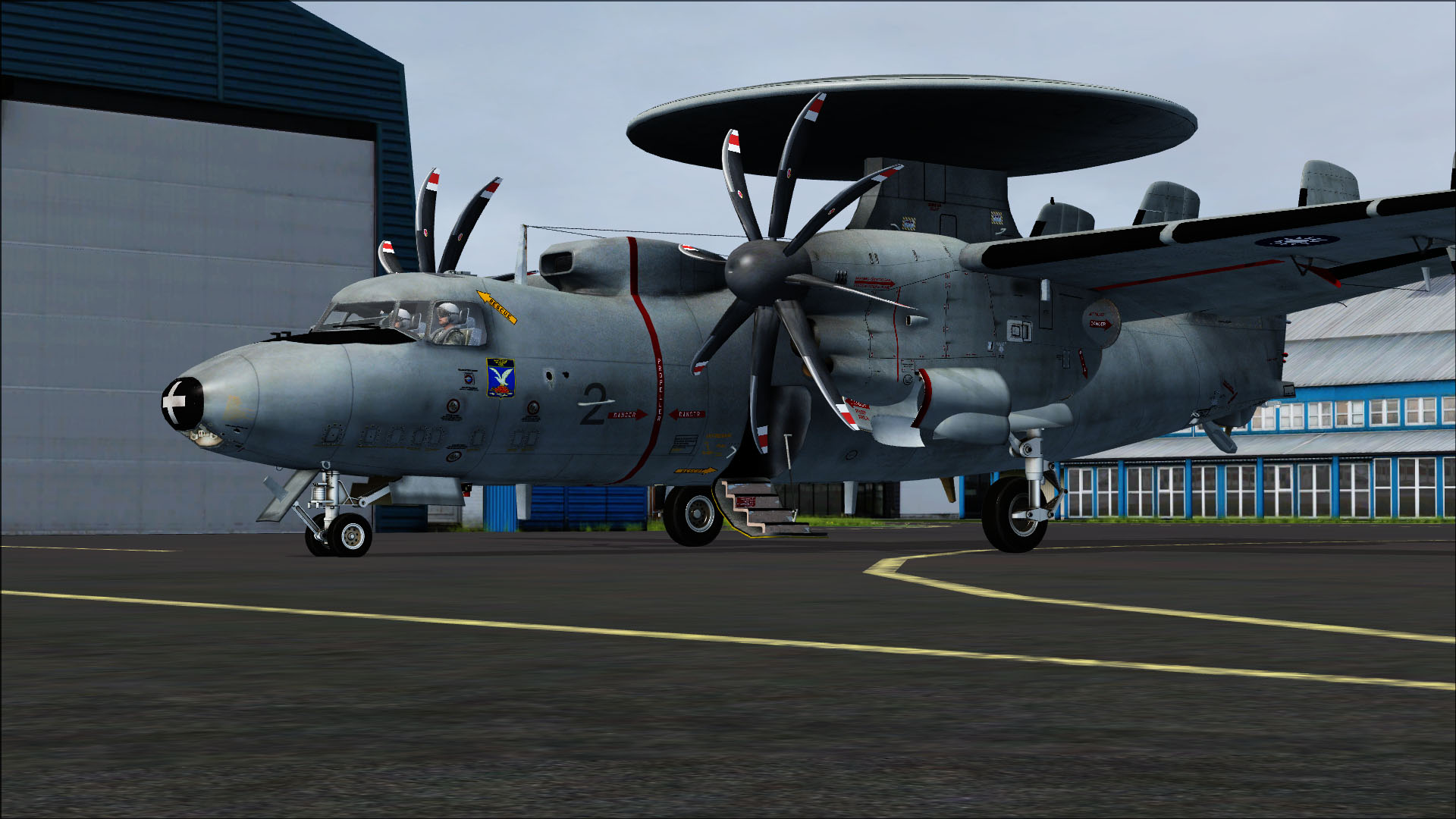 FSX - E2预警机-1392 