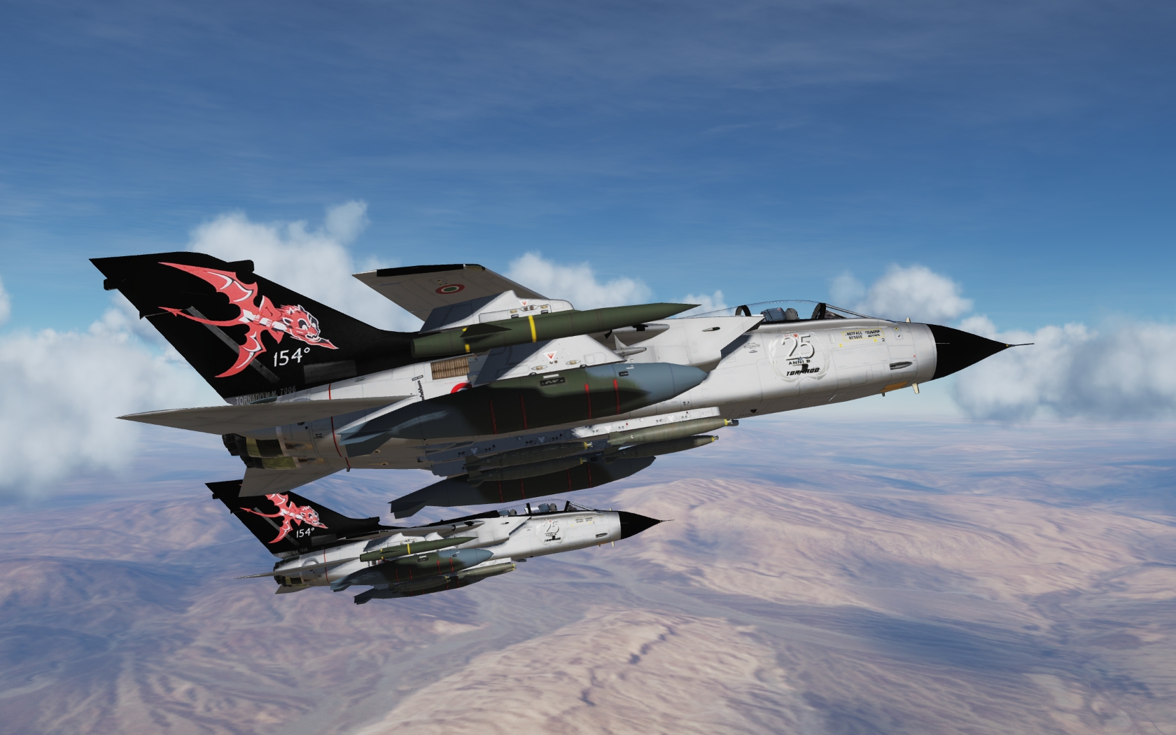 DCS WORLD 米格21比斯 + 米格29 + Tornado + A-10  混战游戏截图-9423 