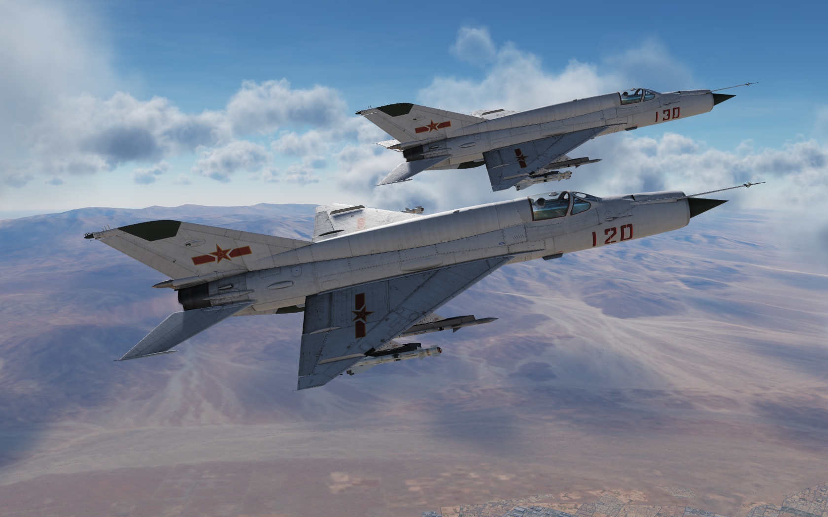 DCS WORLD 米格21比斯 + 米格29 + Tornado + A-10  混战游戏截图-348 