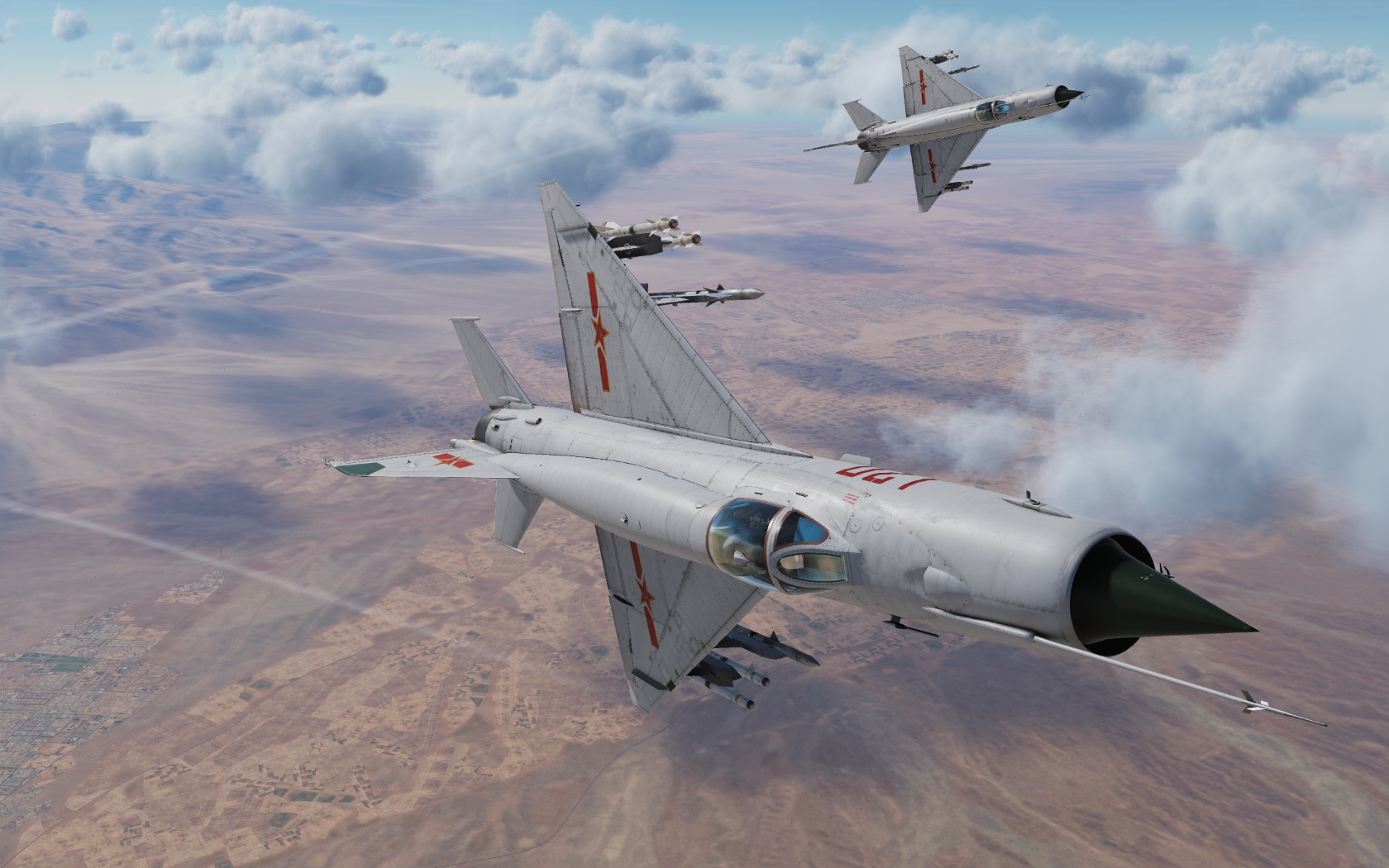DCS WORLD 米格21比斯 + 米格29 + Tornado + A-10  混战游戏截图-2794 