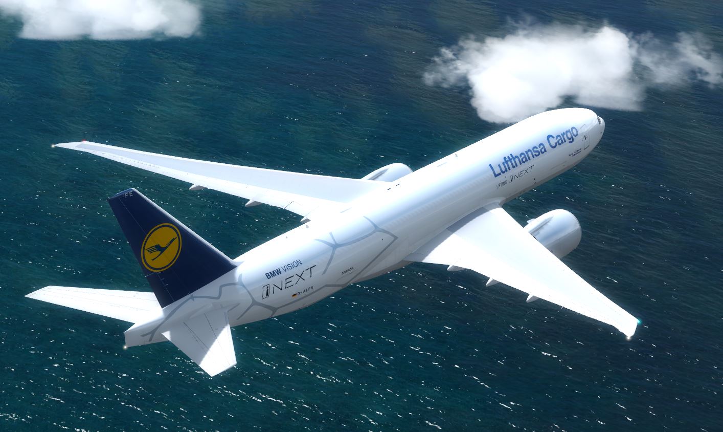 [P3D] Lufthansa cargo 2019 BMW vision iNext livery-1243 