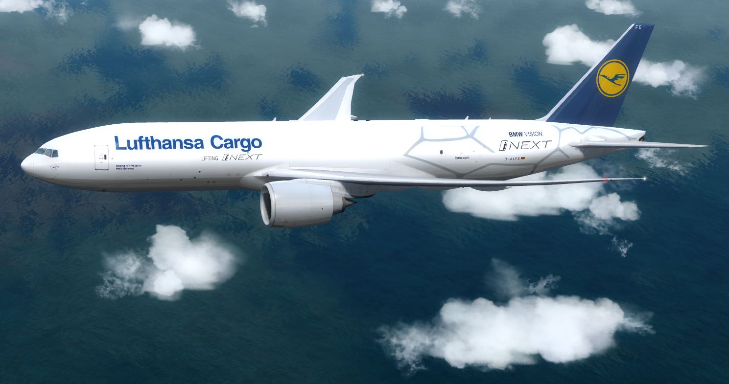 [P3D] Lufthansa cargo 2019 BMW vision iNext livery-2054 