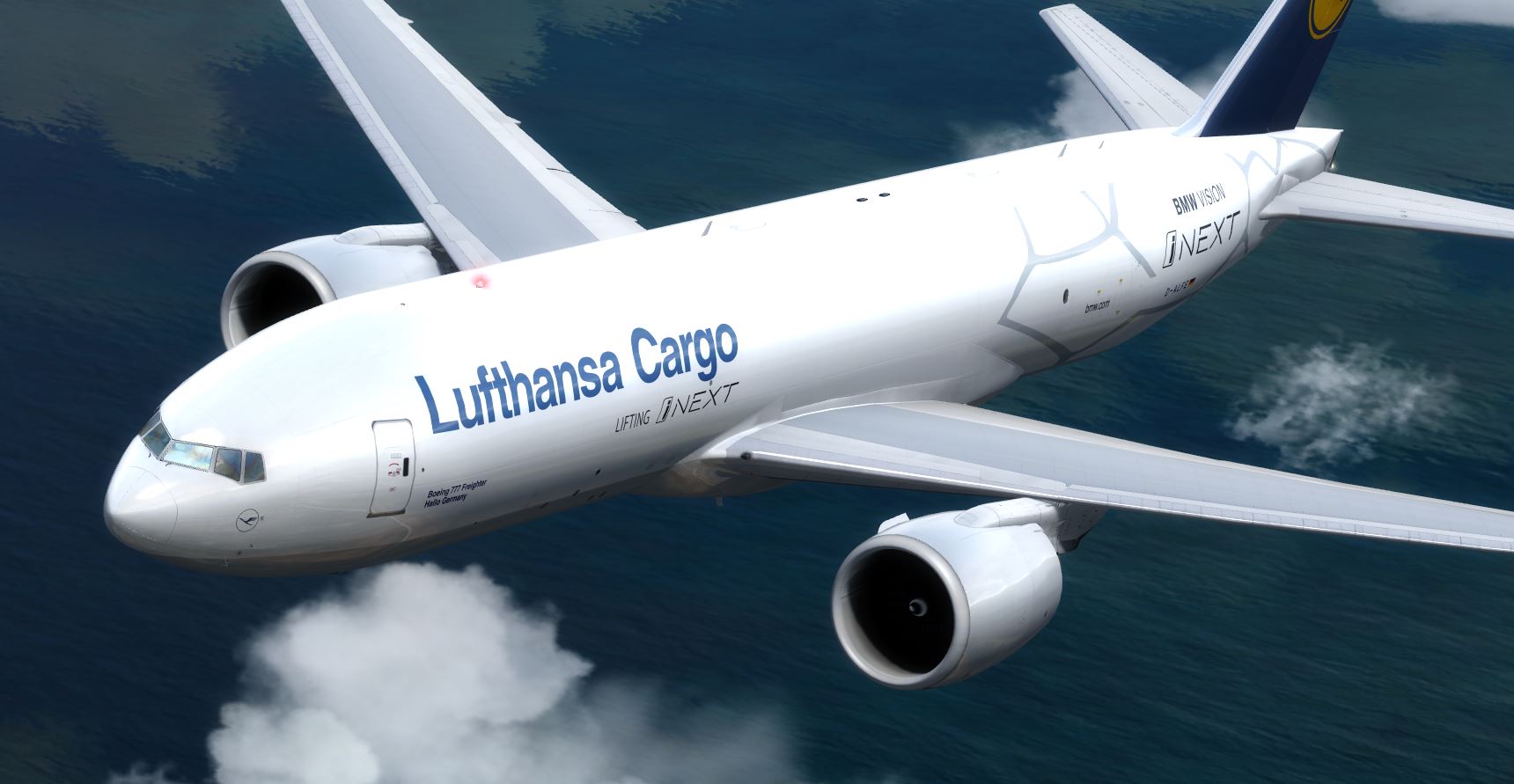 [P3D] Lufthansa cargo 2019 BMW vision iNext livery-9004 