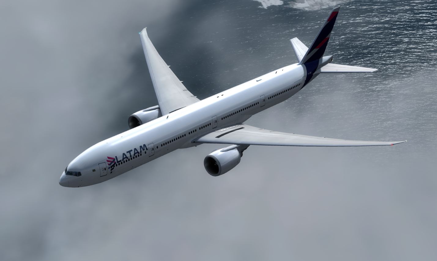 [P3D] B777 LATAM landing at CYUL-5231 