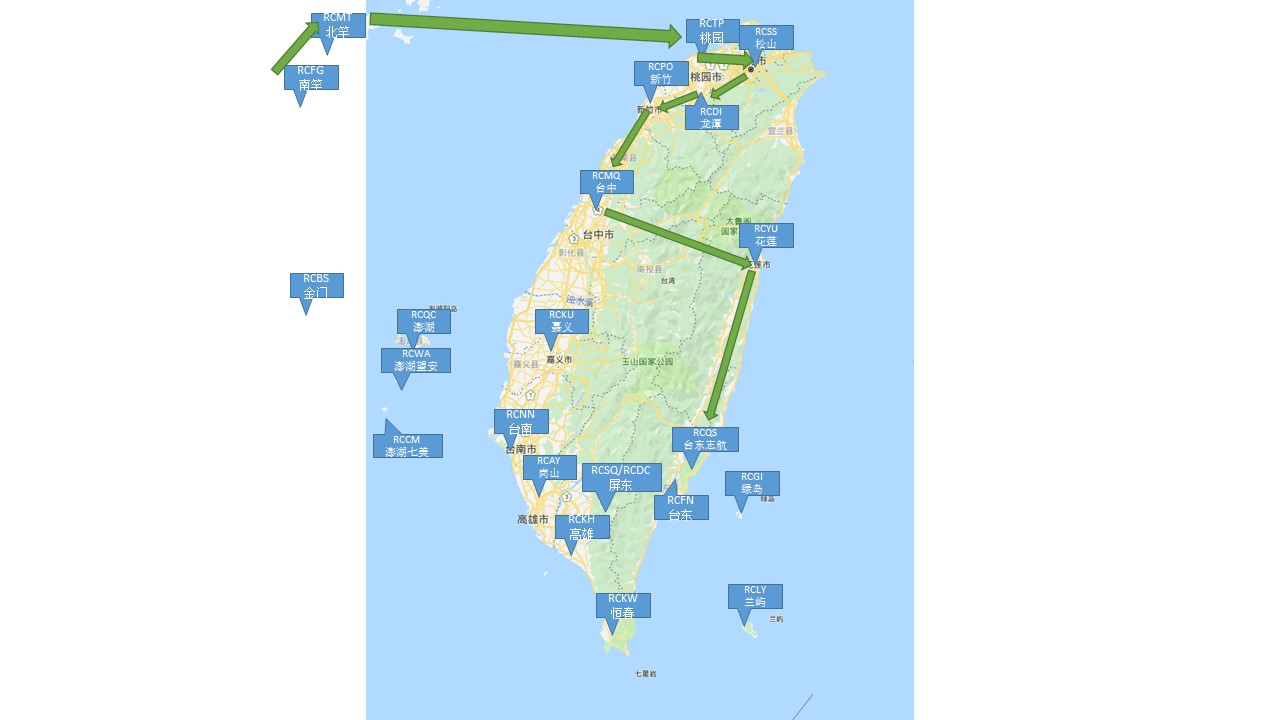 宝岛台湾之旅——第七站：花莲RCYU to 台东志航RCQS-3743 