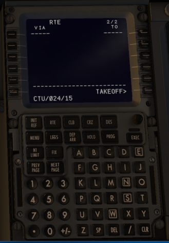 请教ZIBO 737 FMC 如何手动打导航点-9754 