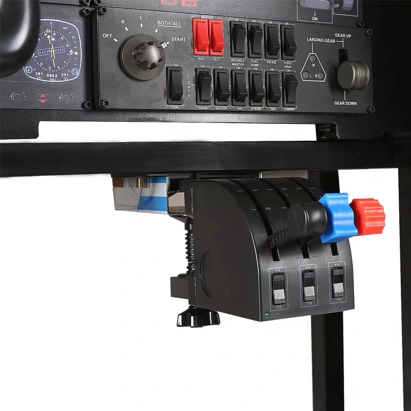 飞行者联盟与罗技赛钛客联合出品模拟飞行面板支架一体机-6516 