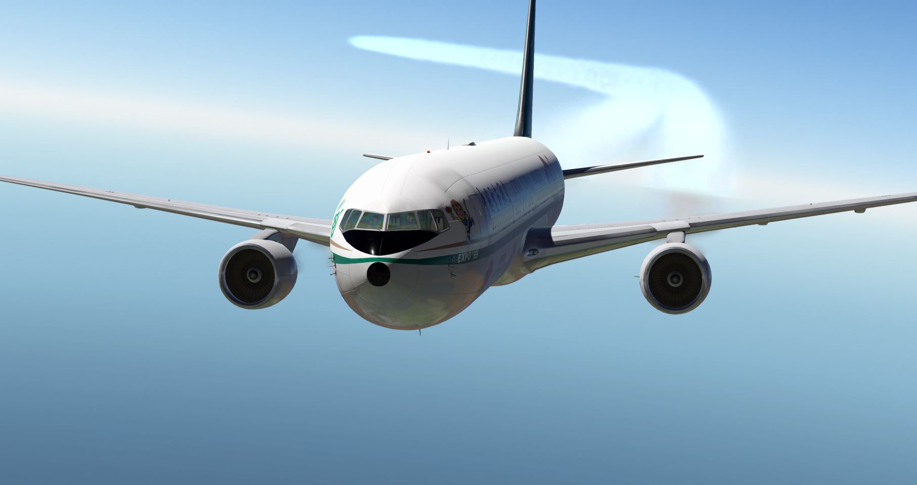 Flightfactor 767-300ER 云南航空99世博涂装-7728 