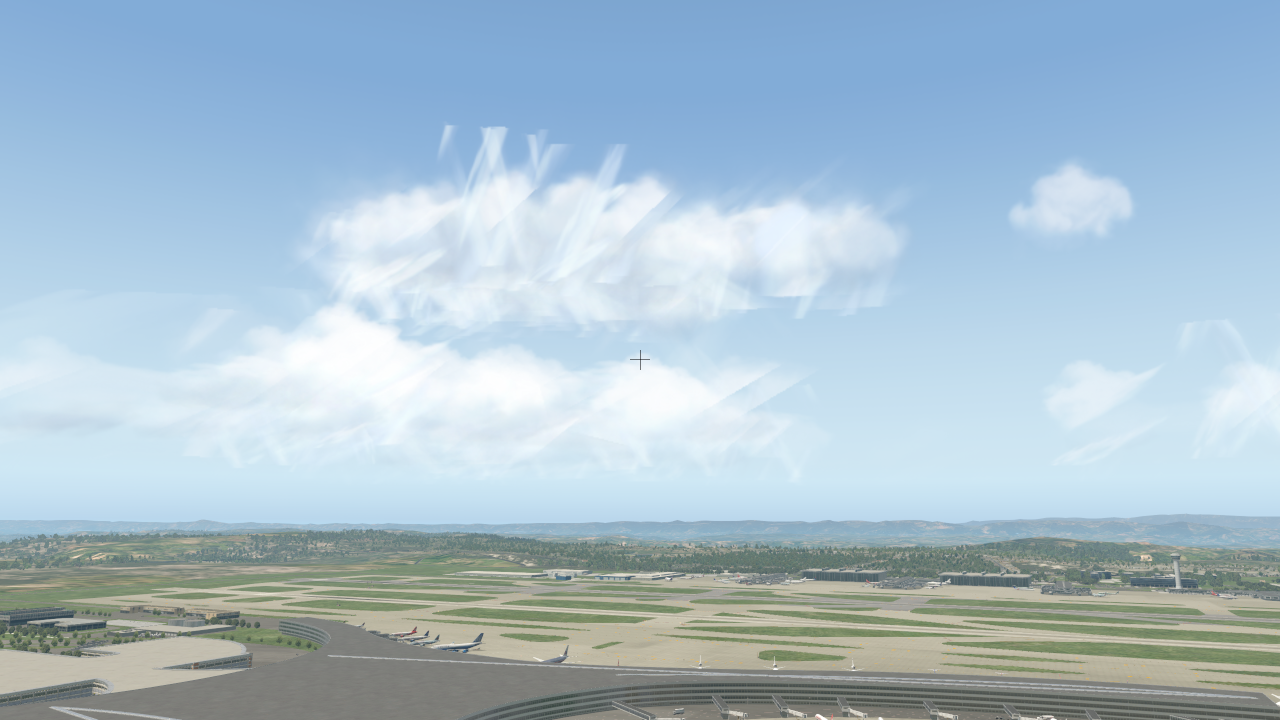 求助 Xplane11 载入游戏后云朵显示异常-6313 