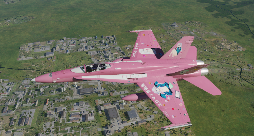 DCS F18 A10C痛机涂装-1974 