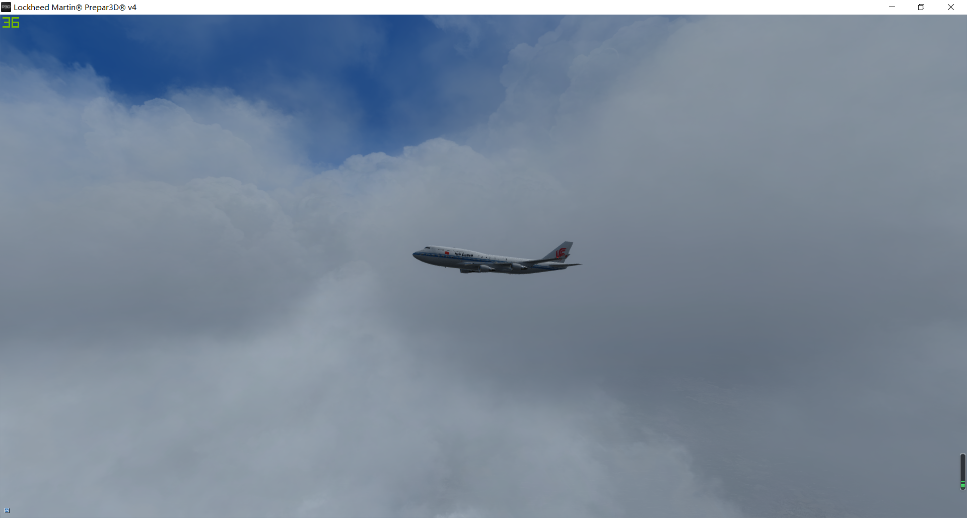 很久没有飞747了 打雷天飞一飞-6431 