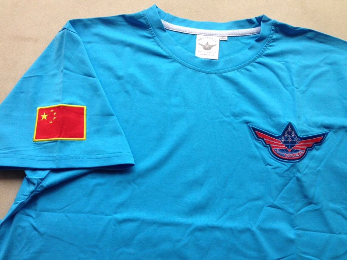 空军青春流行圆领八一飞行表演队 男女士T恤衫-1898 