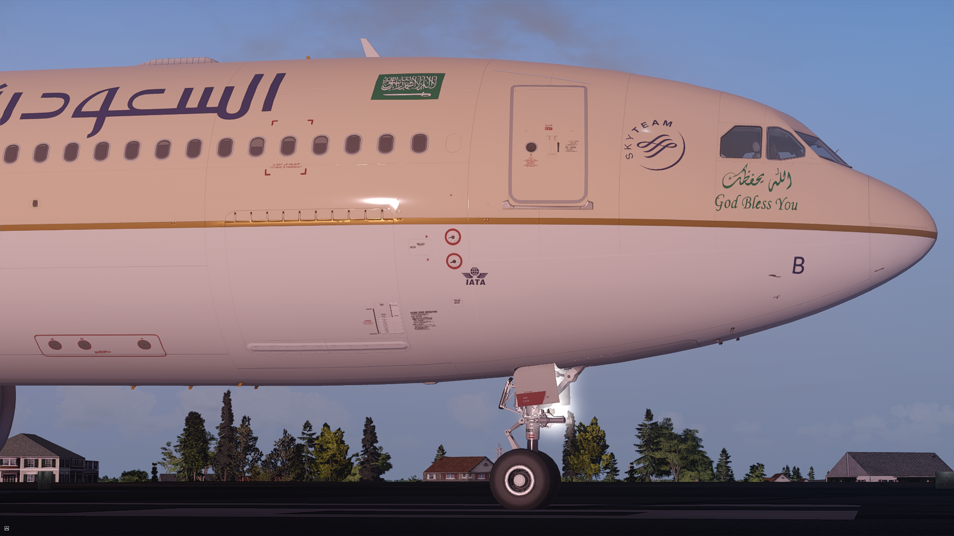 Aerosoft A330沙地阿拉伯航空 Saudi Arabian Airlines-823 