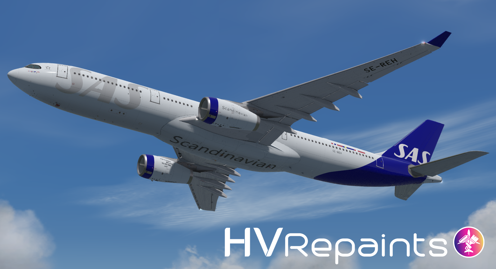 Aerosoft A330北欧航空公司 Scandinavian-3687 