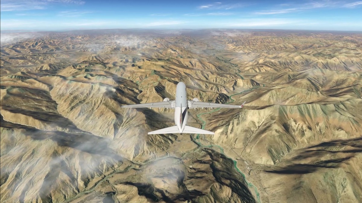 【X-Plane11鸟瞰中国】西藏及珠峰美景-3239 
