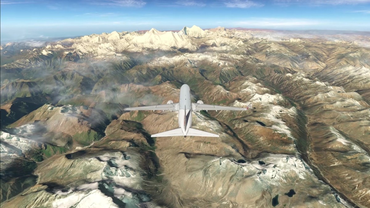 【X-Plane11鸟瞰中国】西藏及珠峰美景-6595 