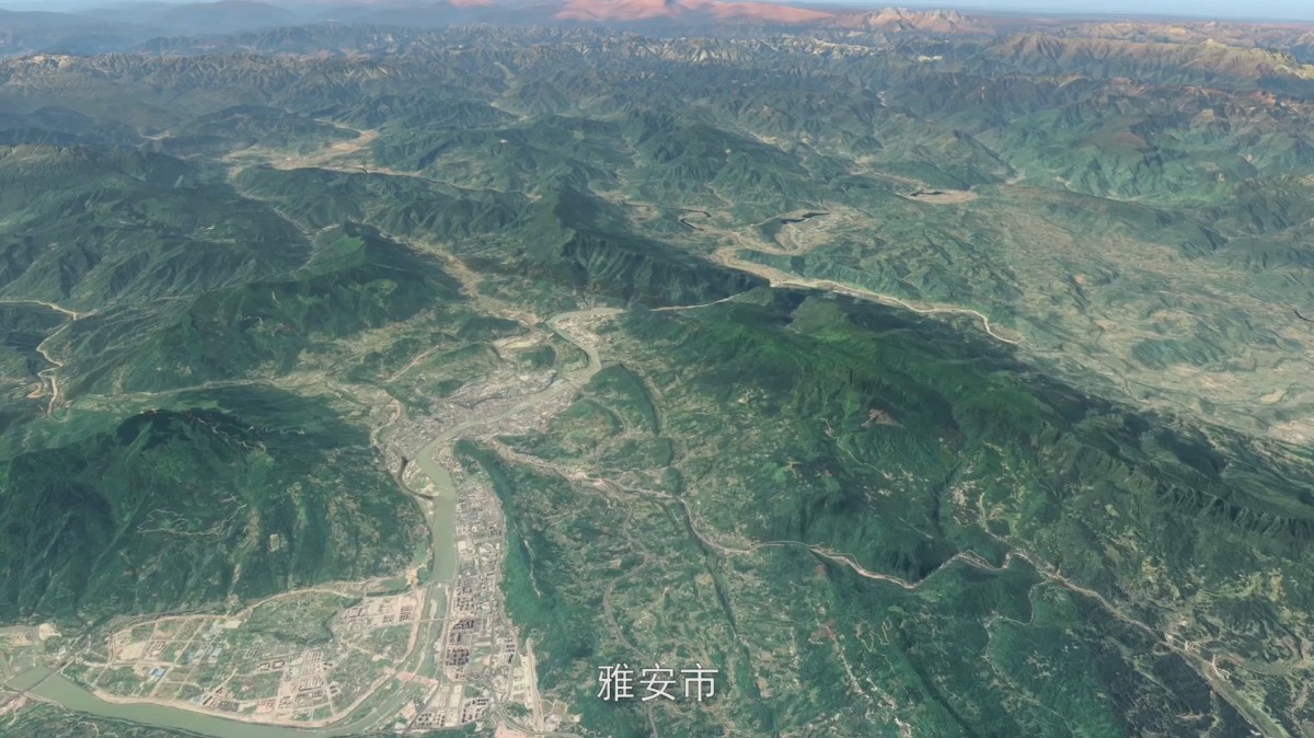 【X-Plane11鸟瞰中国】川藏线（南线）318国道沿途风景-9898 