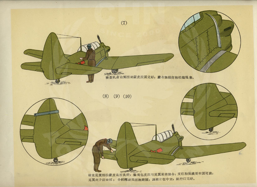 70年前的《飞行手册》长什么样——连环画-1597 