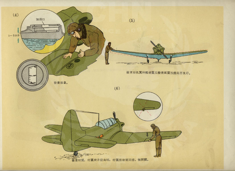 70年前的《飞行手册》长什么样——连环画-3895 