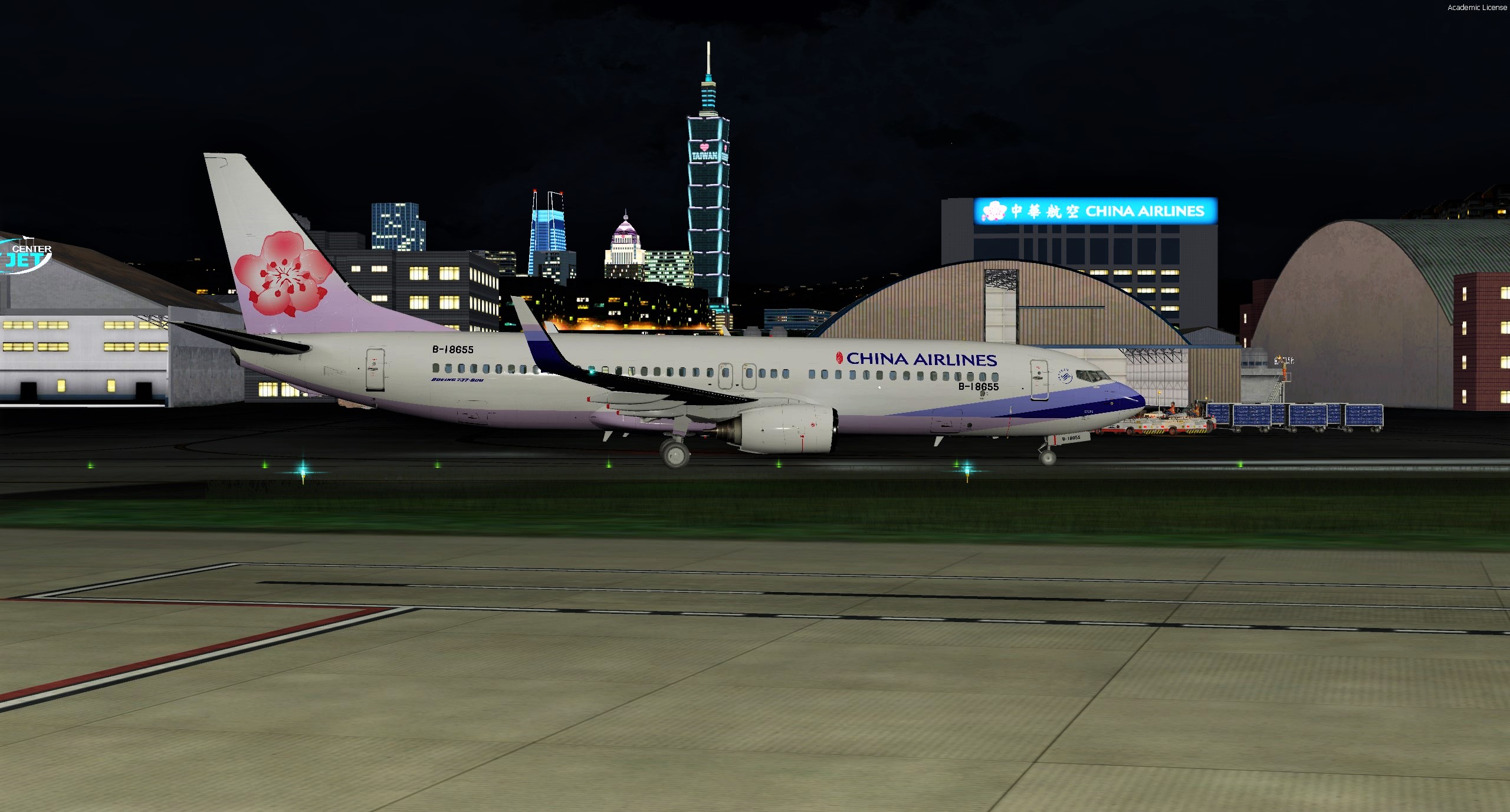 中華航空 CI737 B737-800 福州飛往松山-5163 