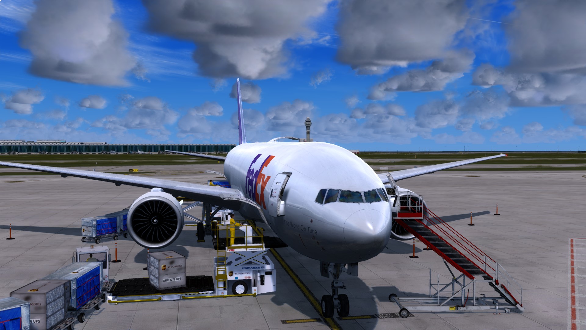 FedEx 77F地面装货-6774 