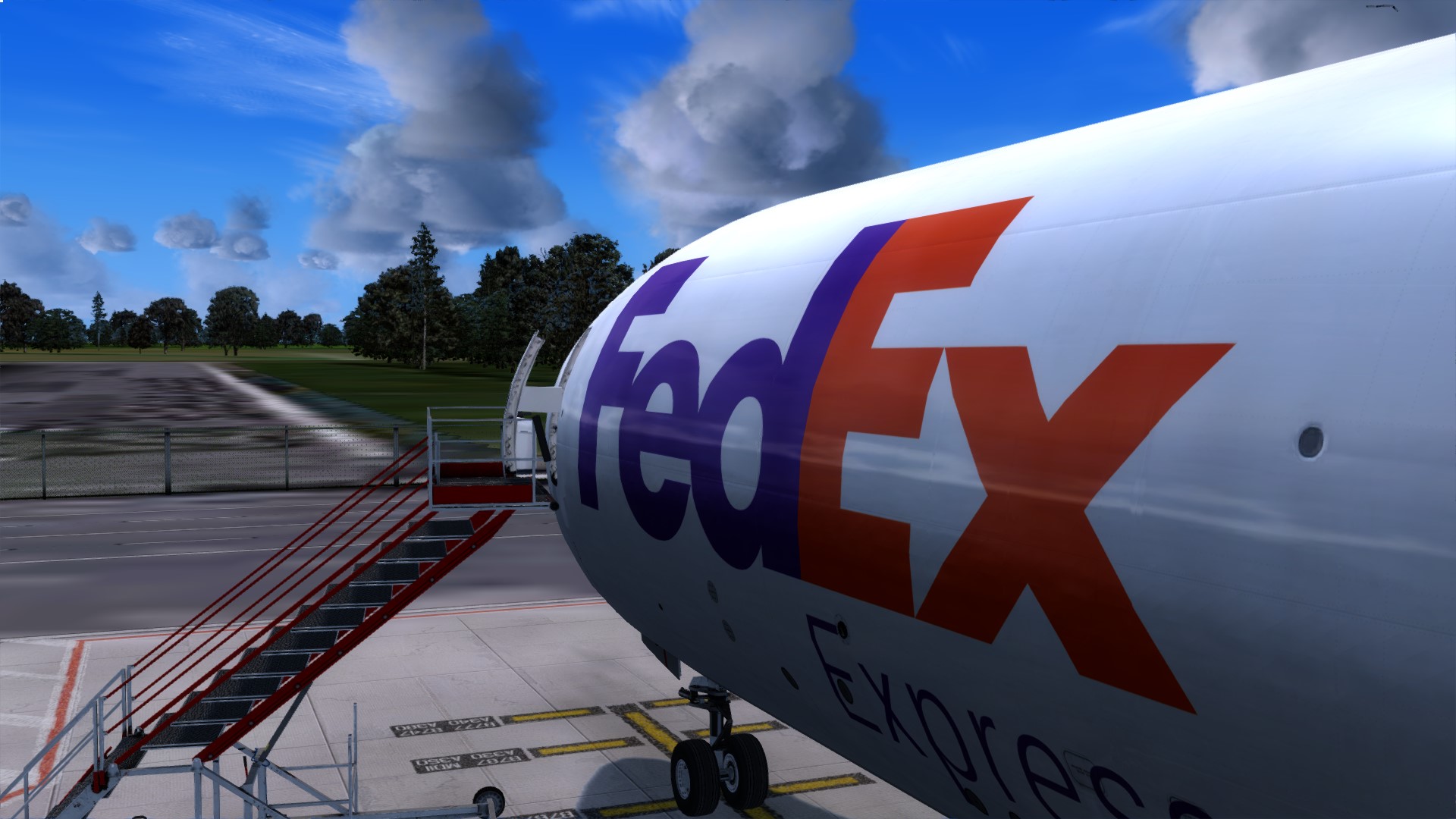 FedEx 77F地面装货-6170 